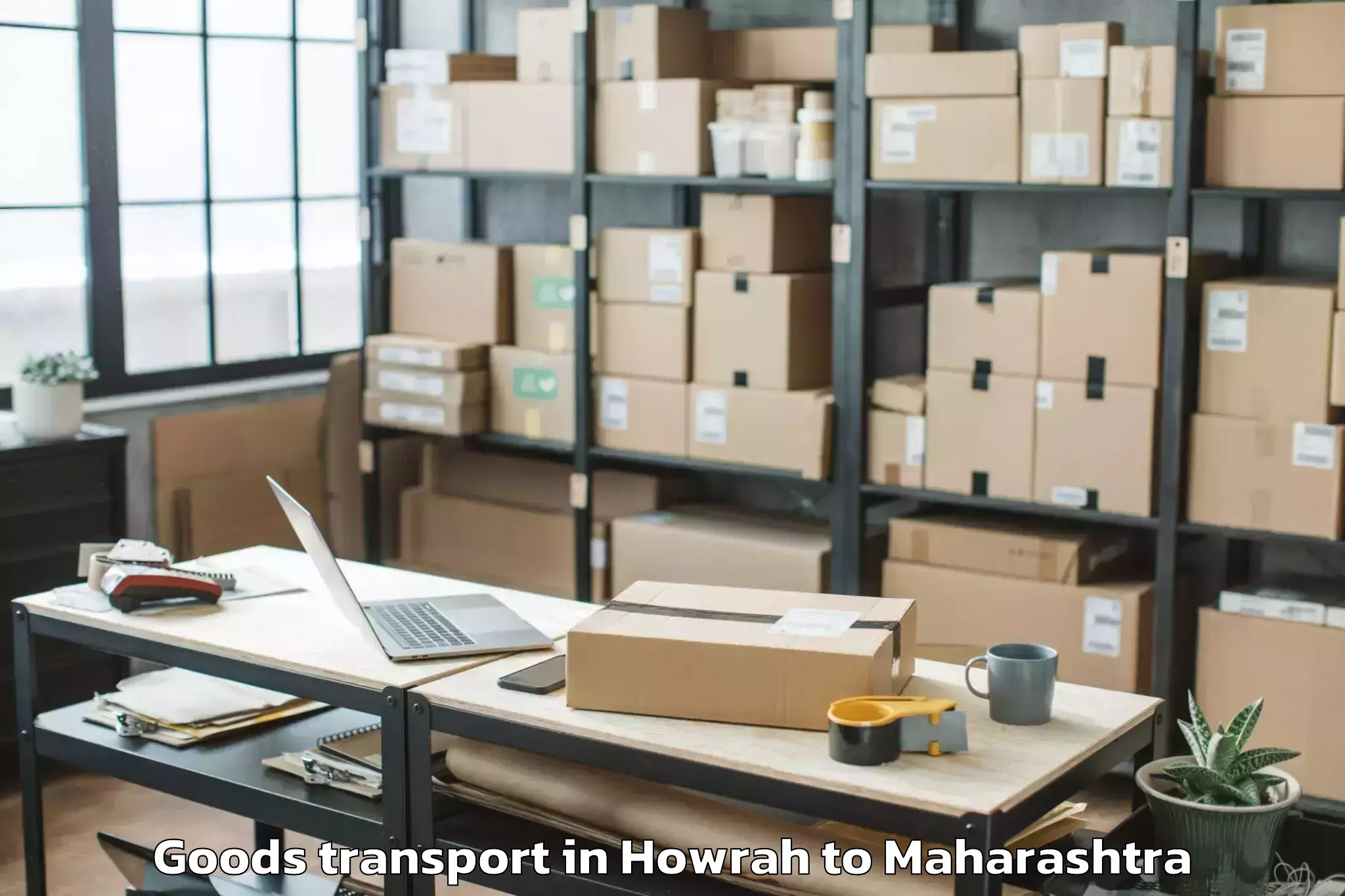 Get Howrah to Lakhandur Goods Transport